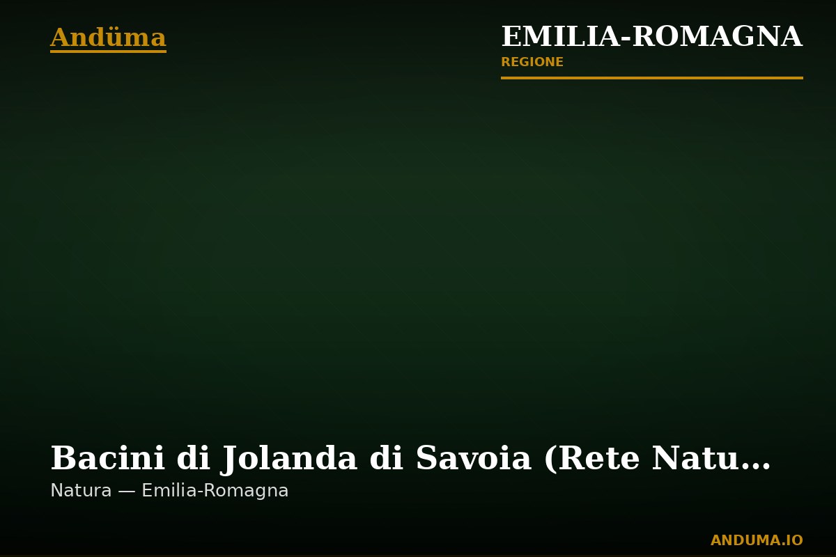 Bacini di Jolanda di Savoia (Rete Natura 2000) — Punto di interesse a Ferrara, Ferrara