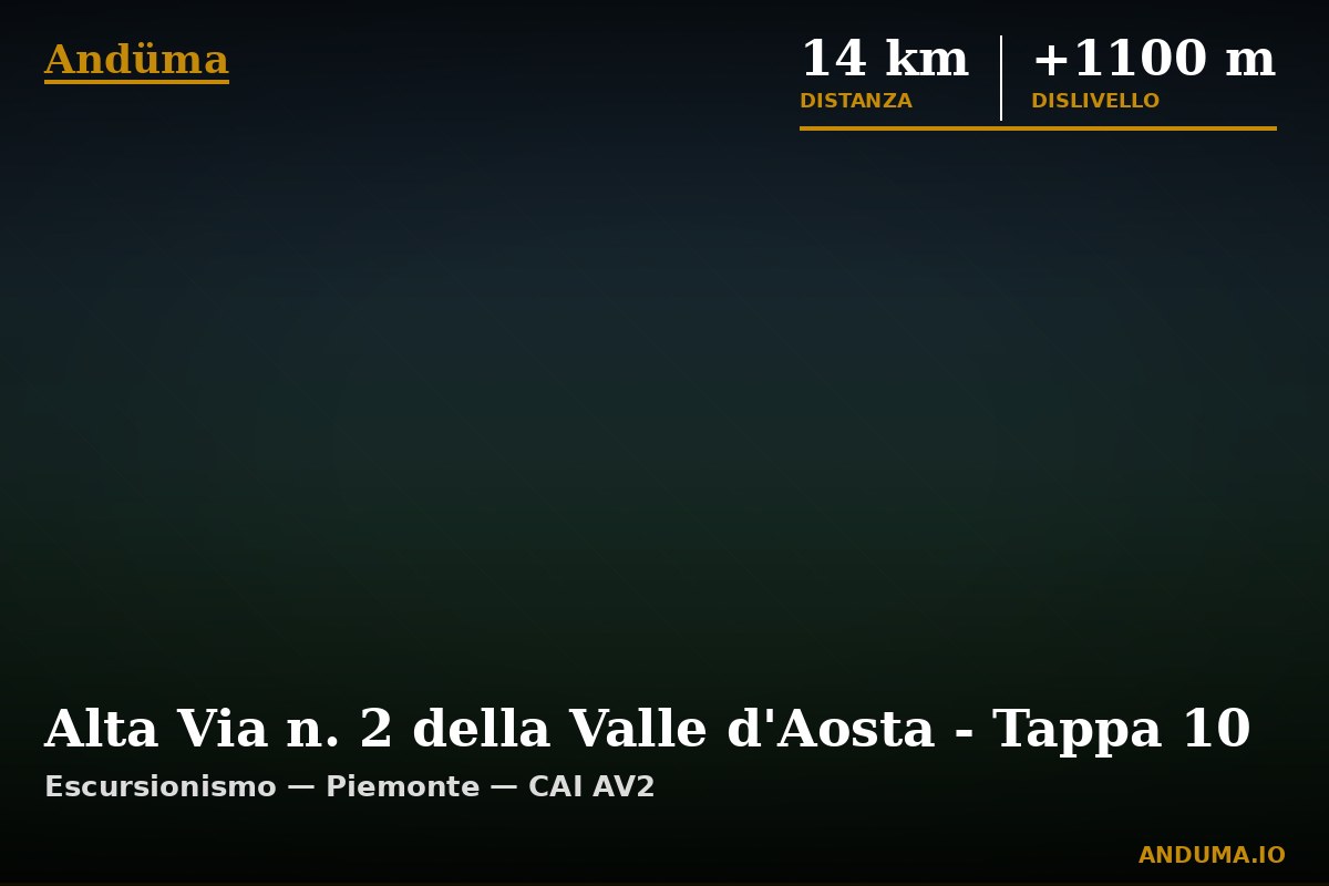 Alta Via n. 2 della Valle d'Aosta - Tappa 10 — Punto di interesse , Piedmont
