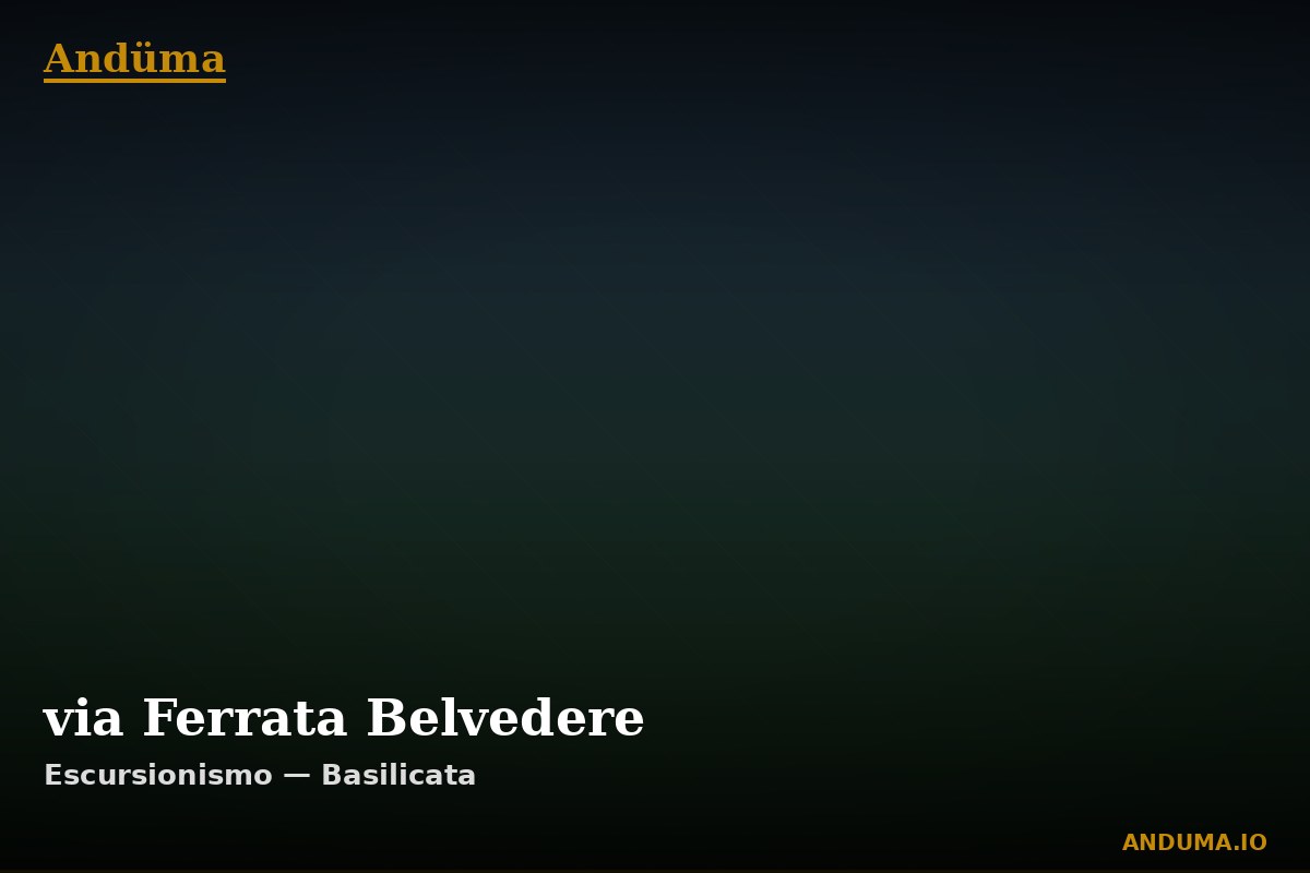 via Ferrata Belvedere — Punto di interesse , Piedmont
