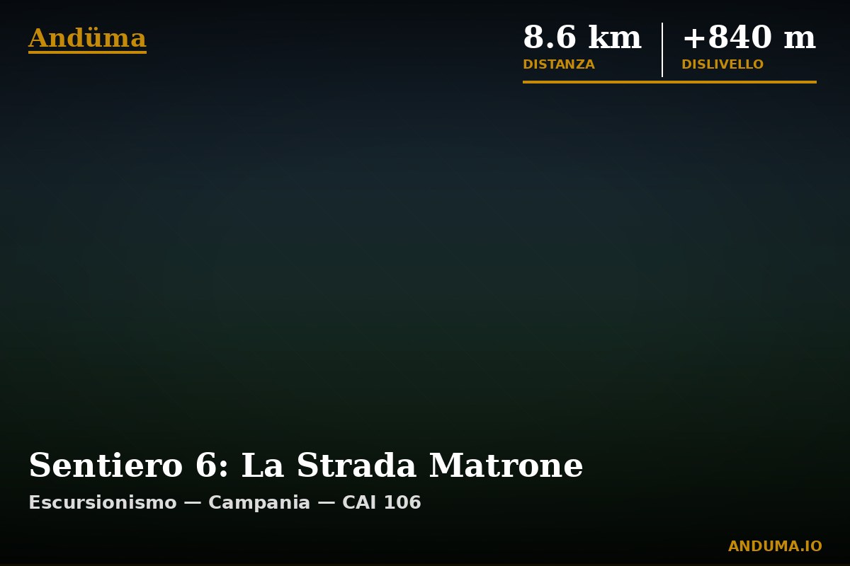 Sentiero 6: La Strada Matrone — Punto di interesse , Piedmont