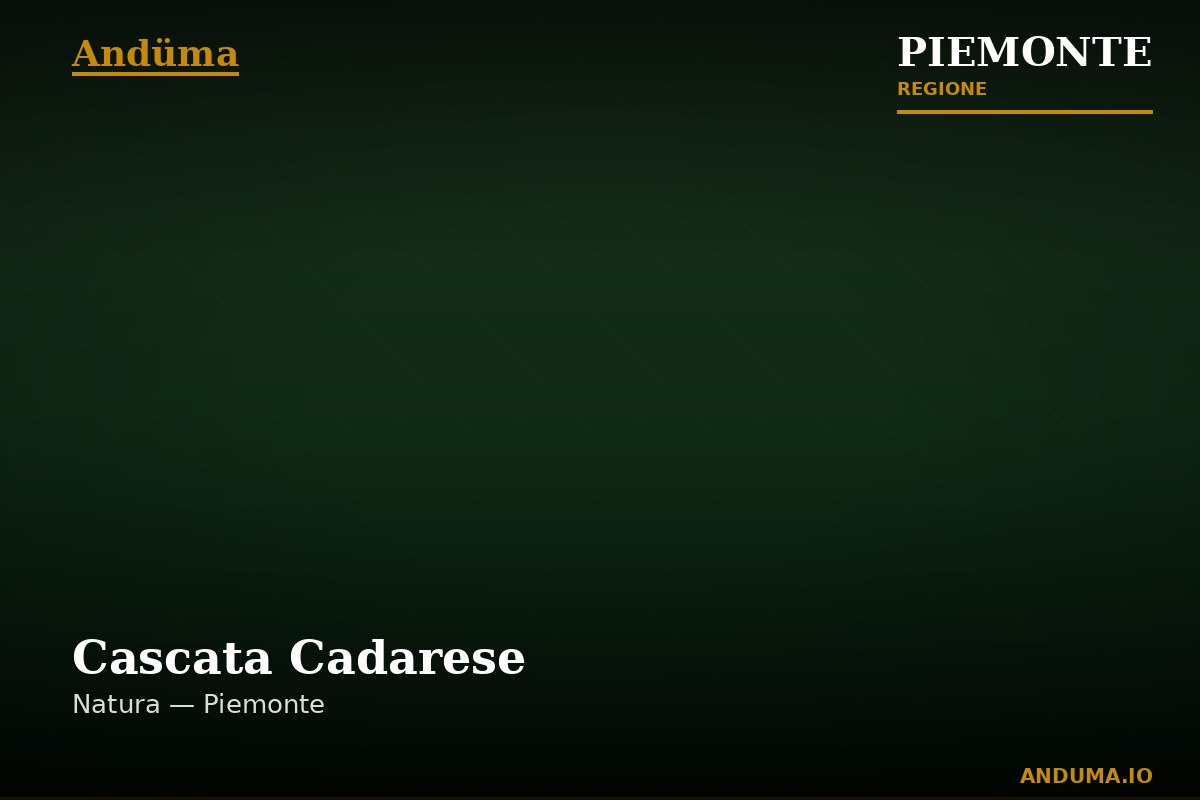 Cascata Cadarese