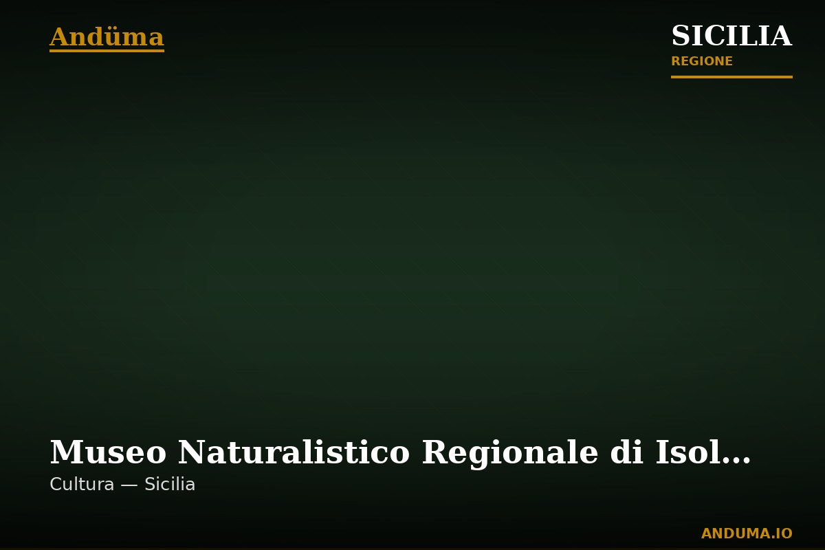 Museo Naturalistico Regionale di Isolabella — Punto di interesse a Taormina, Messina
