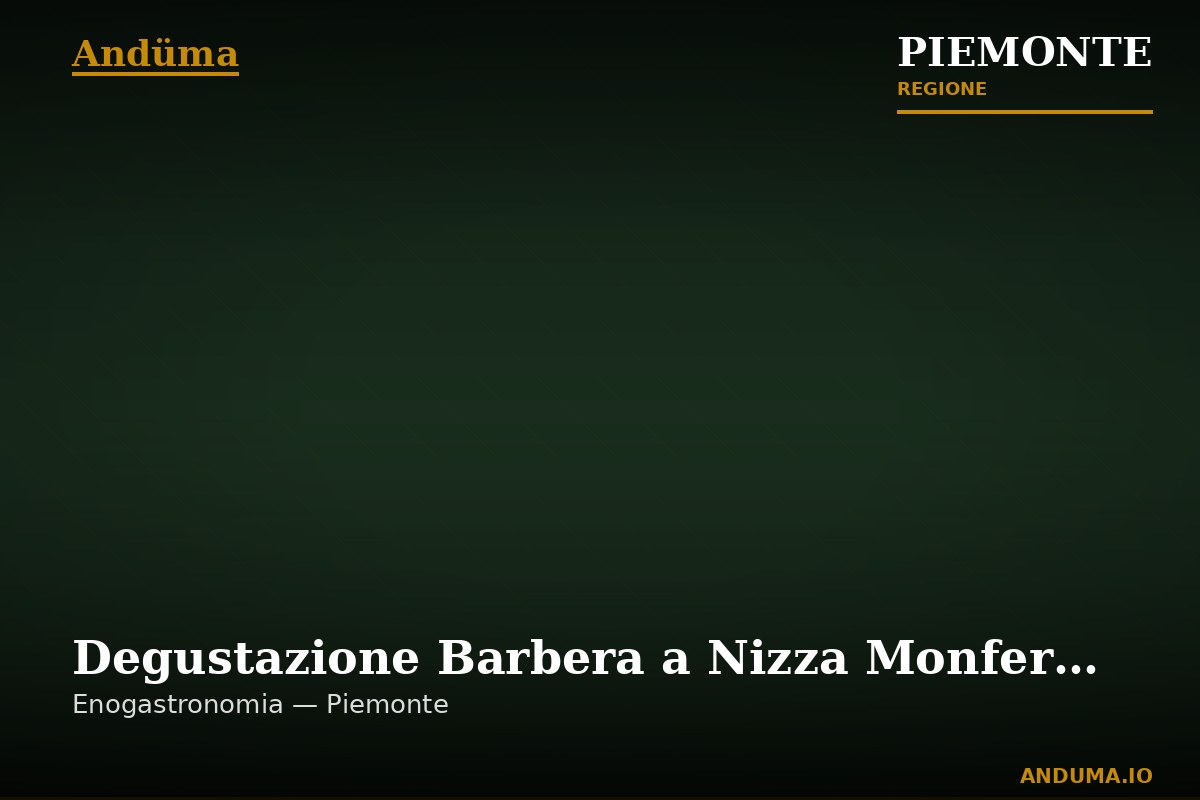 Degustazione Barbera a Nizza Monferrato