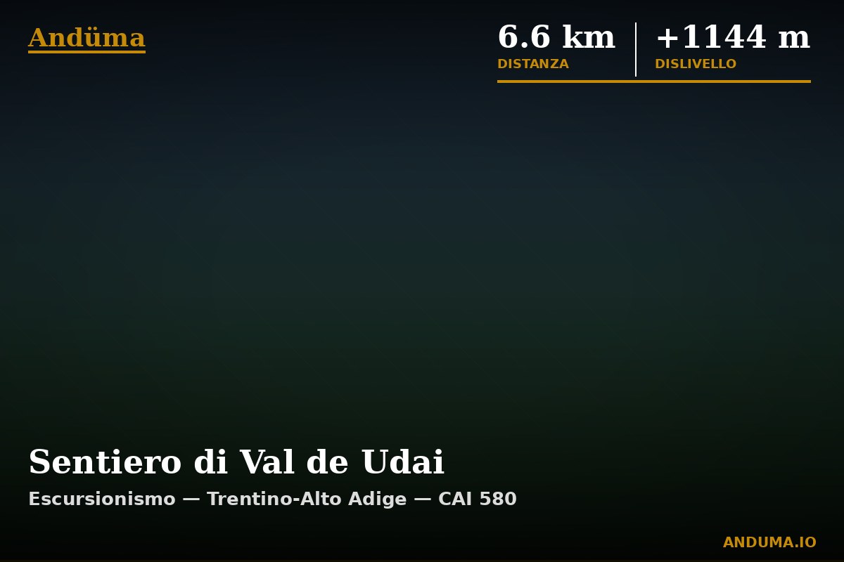 Sentiero di Val de Udai — Punto di interesse , Piedmont