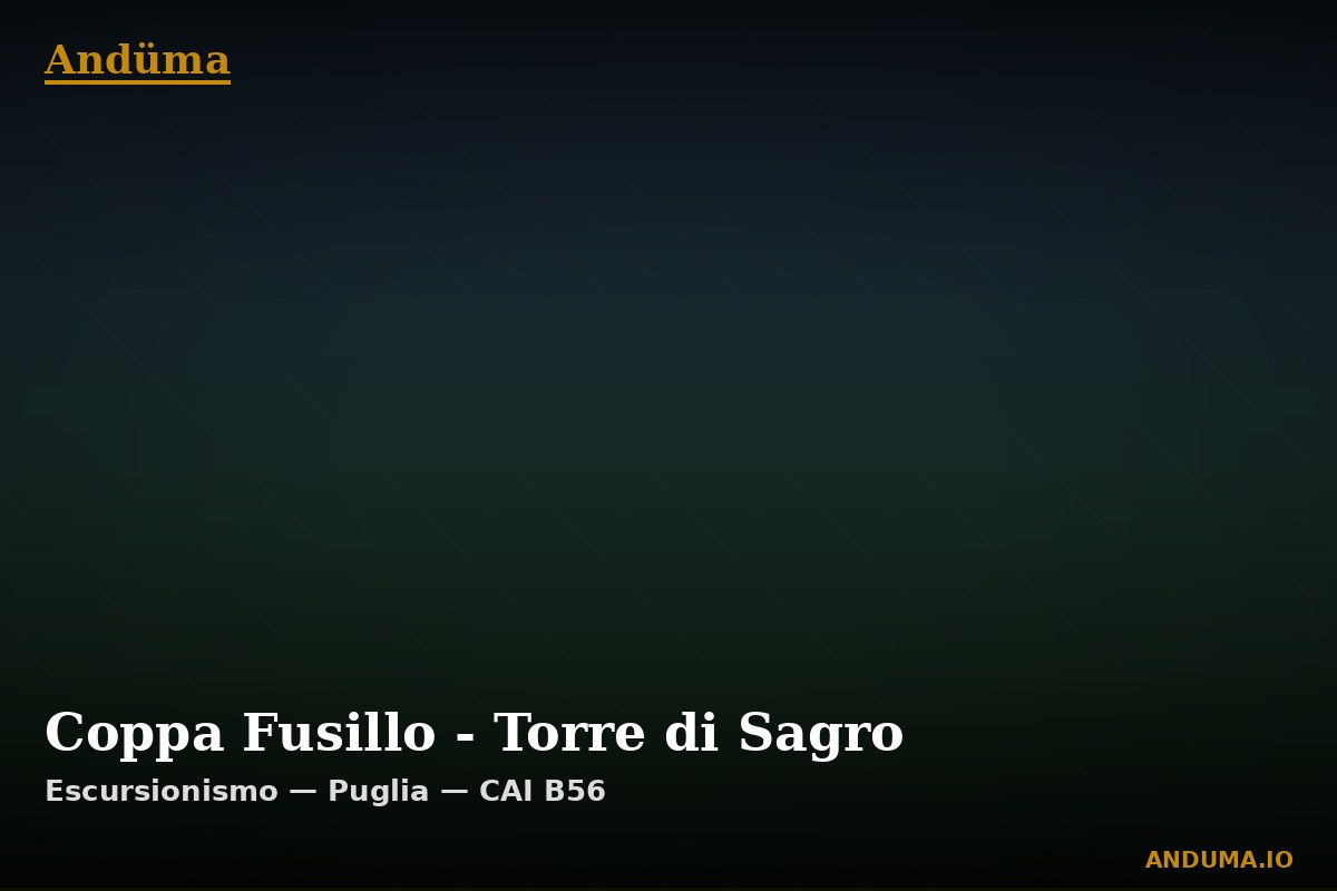 Coppa Fusillo - Torre di Sagro — Punto di interesse , Piedmont