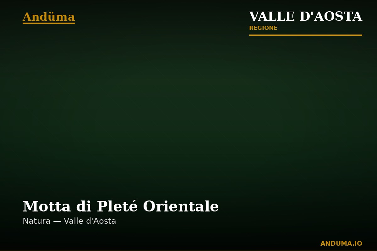 Motta di Pleté Orientale — Punto di interesse a Cervinia, Aosta
