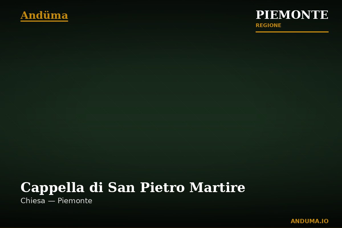Cappella di San Pietro Martire — Punto di interesse a Ivrea, Torino