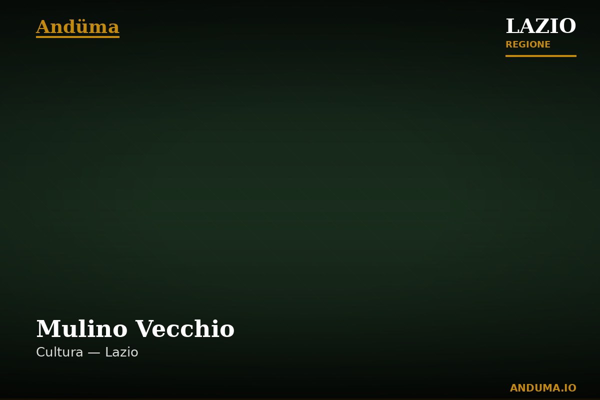 Mulino Vecchio — Punto di interesse , Roma
