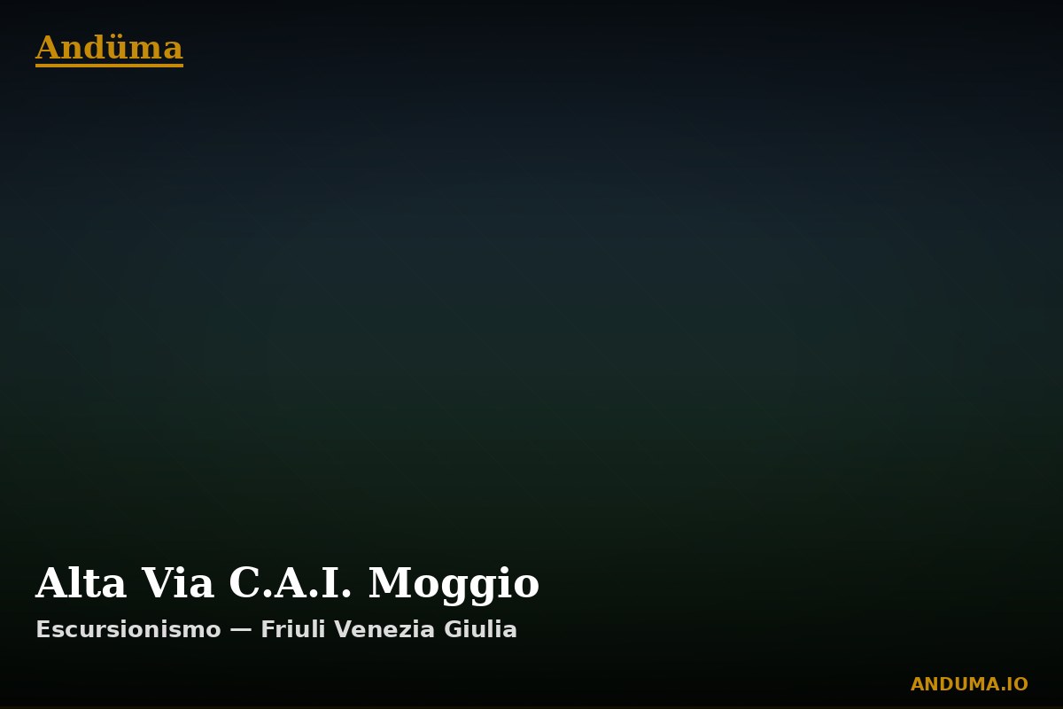 Alta Via C.A.I. Moggio — Punto di interesse , Piedmont