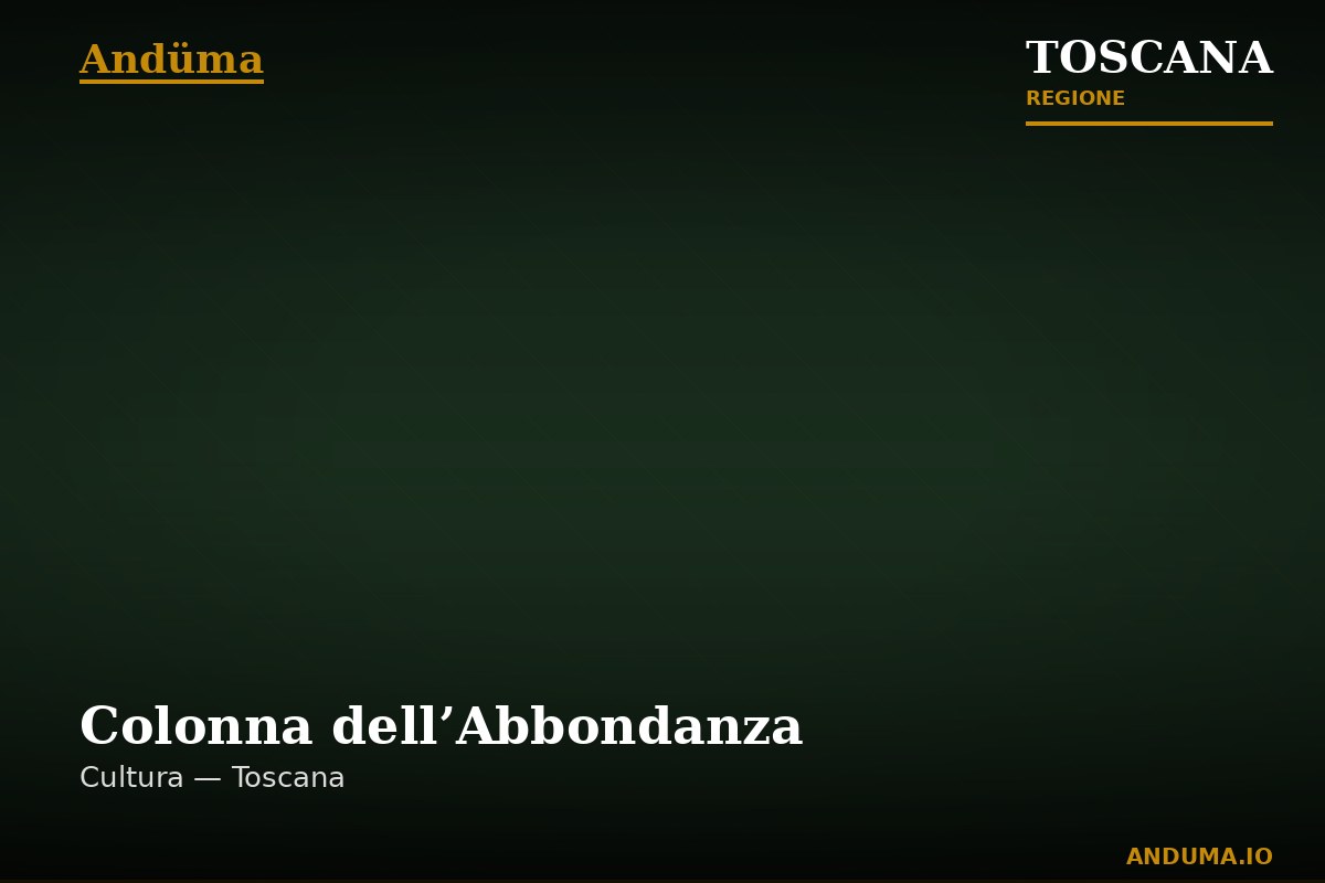 Colonna dell’Abbondanza — Punto di interesse a Firenze, Firenze