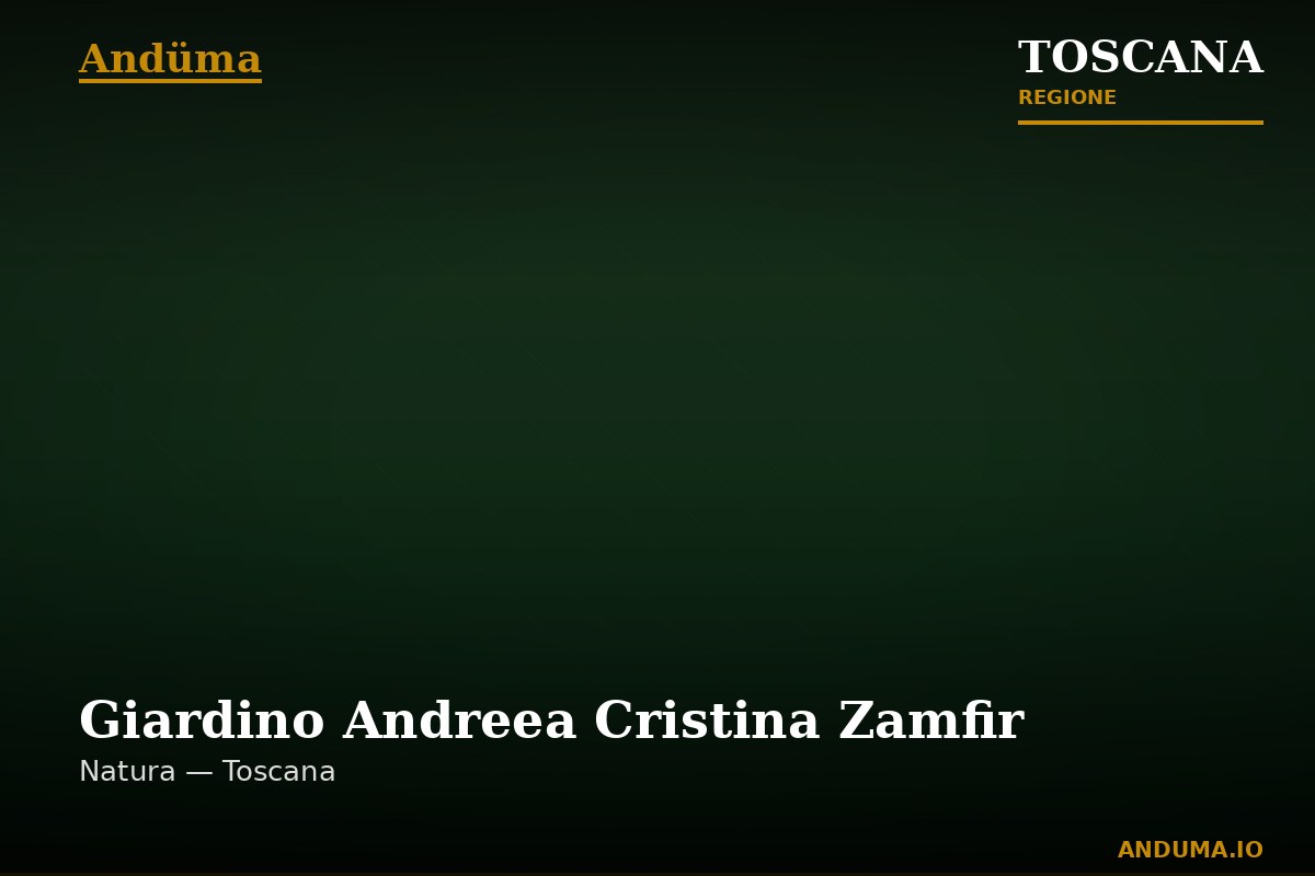 Giardino Andreea Cristina Zamfir — Punto di interesse a Firenze, Firenze