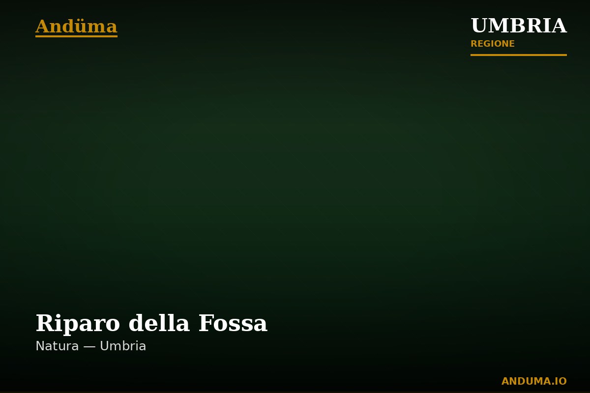 Riparo della Fossa — Punto di interesse a Perugia, Perugia