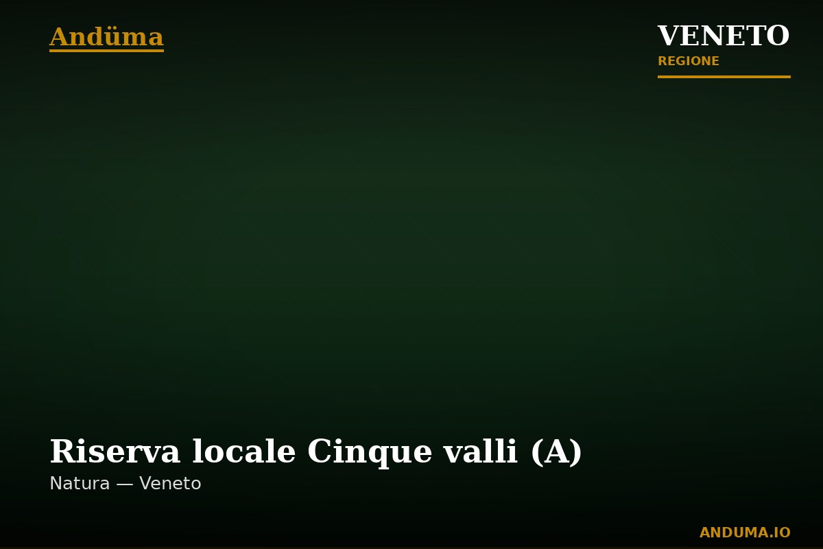 Riserva locale Cinque valli (A) — Punto di interesse , Venezia