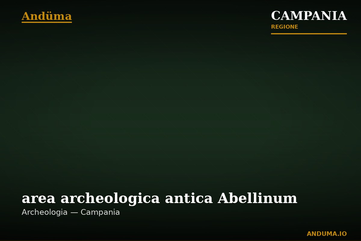 area archeologica antica Abellinum — Punto di interesse , Napoli