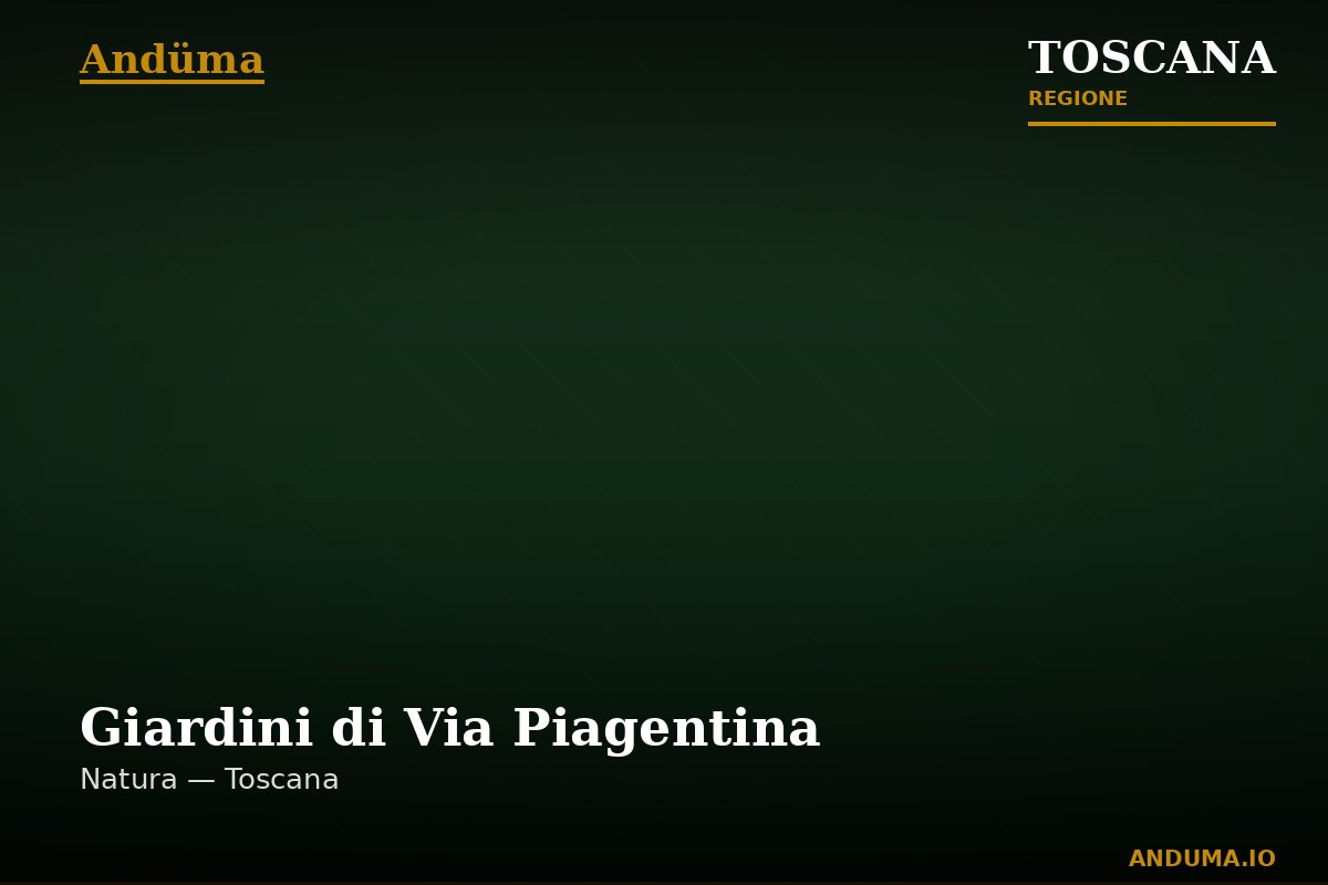 Giardini di Via Piagentina — Punto di interesse a Firenze, Firenze