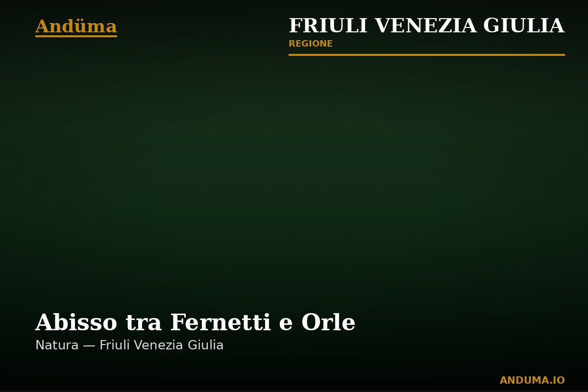 Abisso tra Fernetti e Orle — Punto di interesse a Trieste, Trieste
