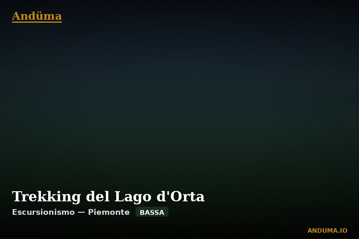Trekking del Lago d'Orta