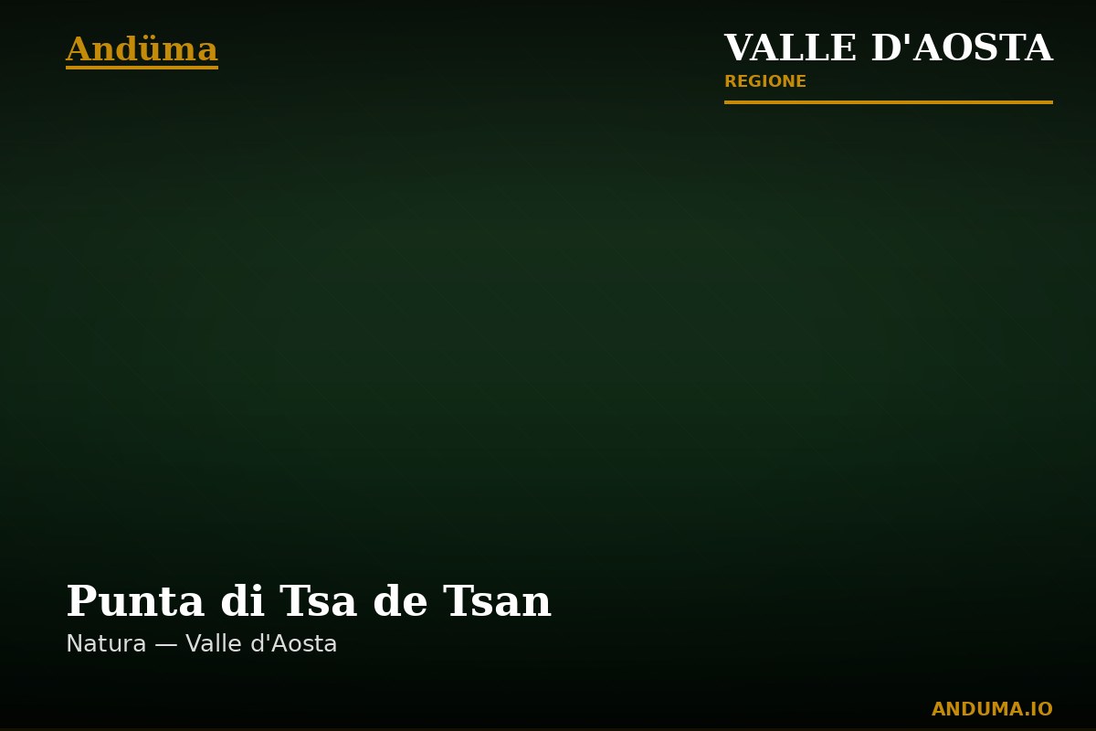 Punta di Tsa de Tsan — Punto di interesse a Cervinia, Aosta