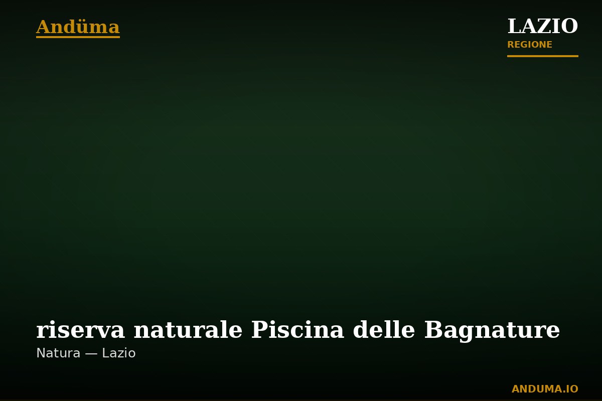 riserva naturale Piscina delle Bagnature — Punto di interesse , Roma