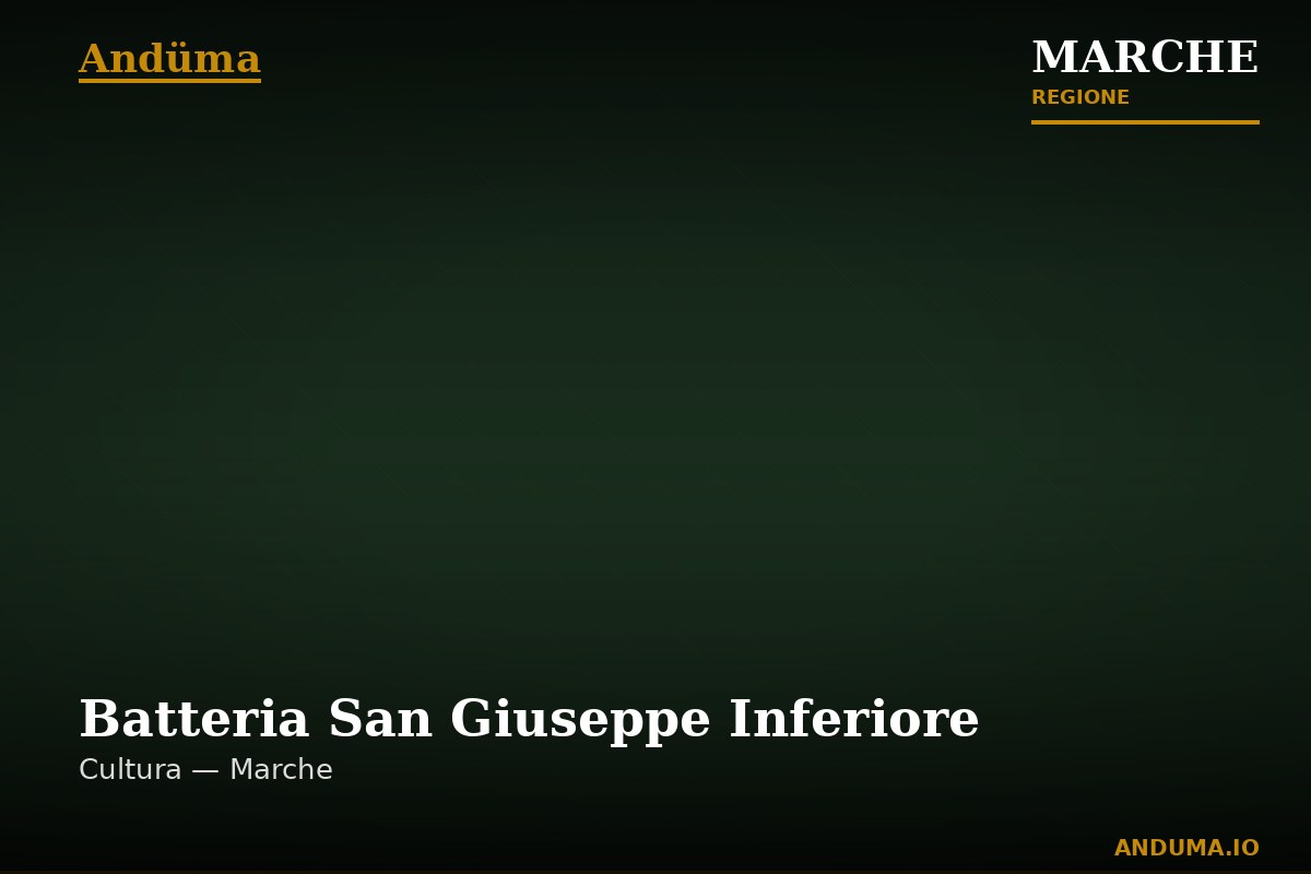 Batteria San Giuseppe Inferiore — Punto di interesse a Ancona, Ancona