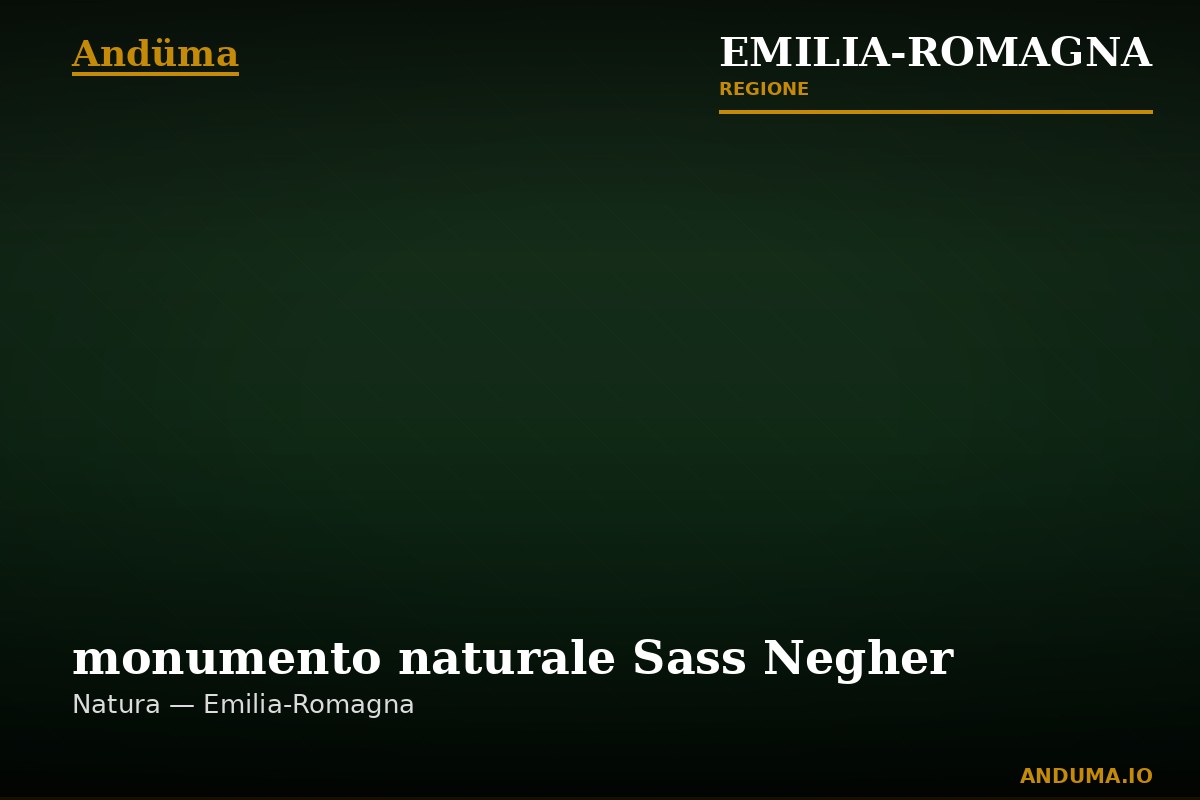 monumento naturale Sass Negher — Punto di interesse , Bologna