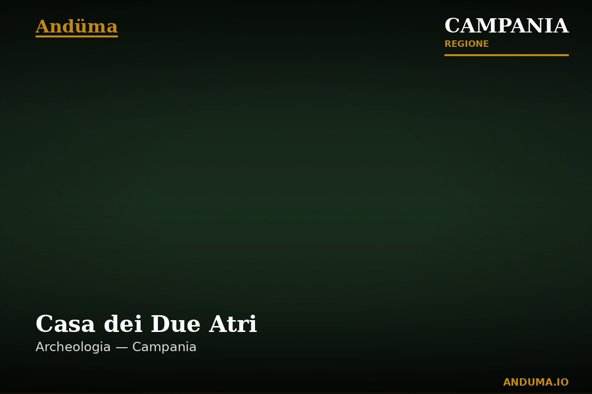 Casa dei Due Atri — Punto di interesse , Napoli