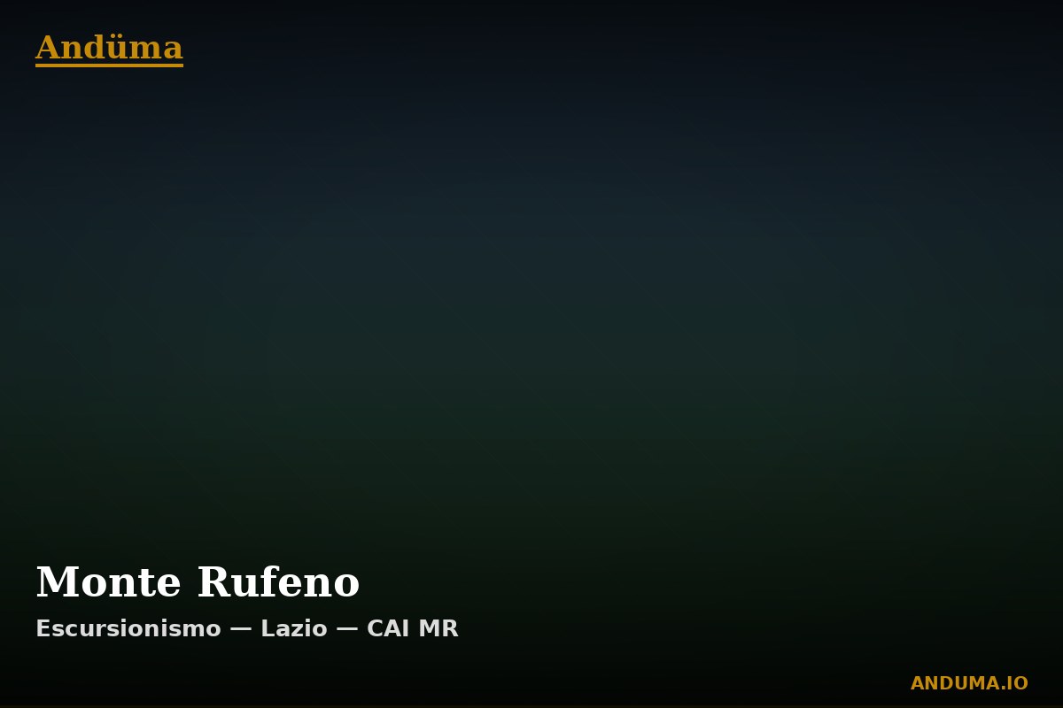 Monte Rufeno — Punto di interesse , Piedmont