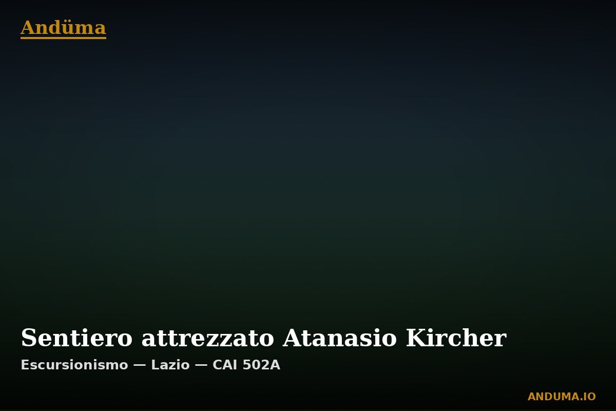Sentiero attrezzato Atanasio Kircher — Punto di interesse , Piedmont