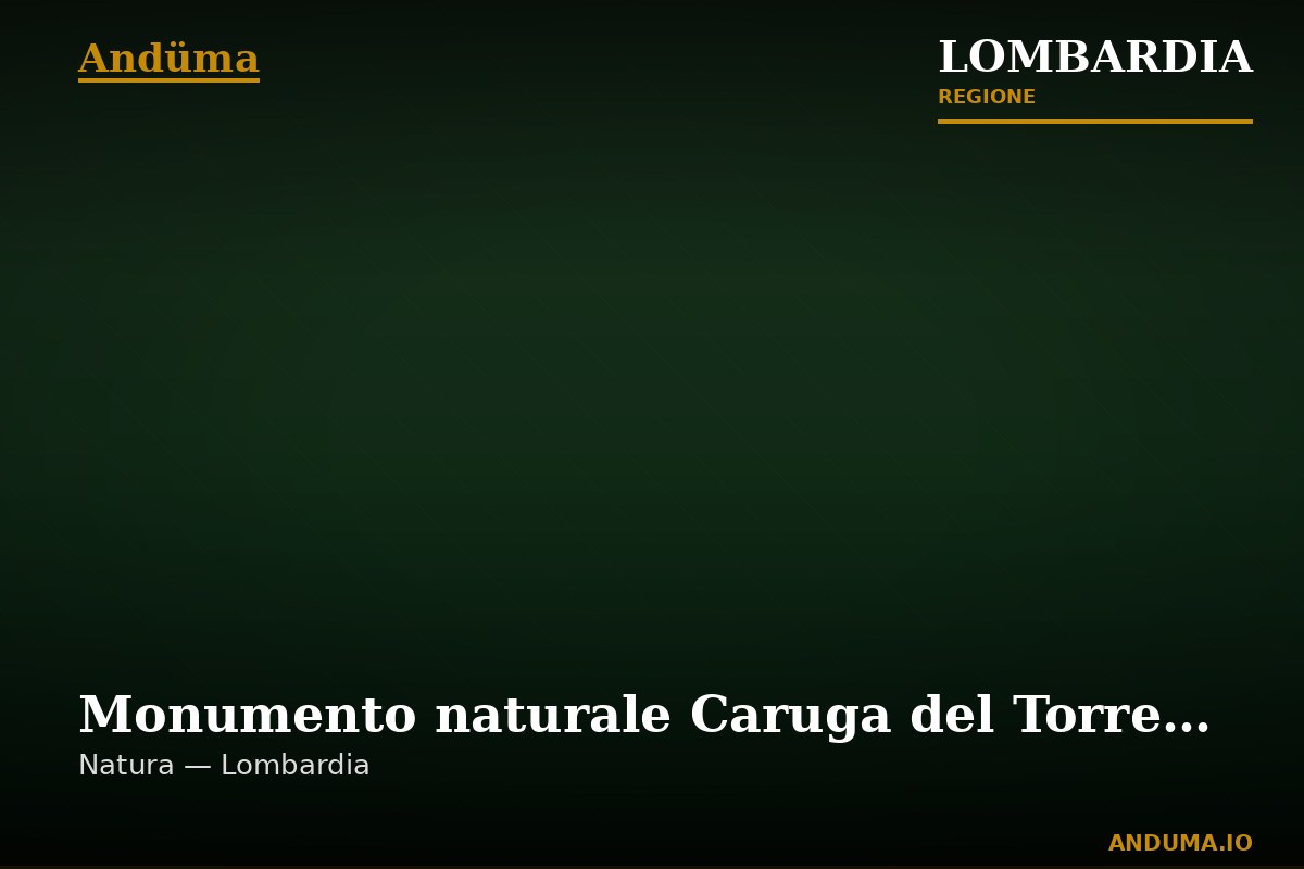 Monumento naturale Caruga del Torrente Rabbiosa — Punto di interesse , Milano