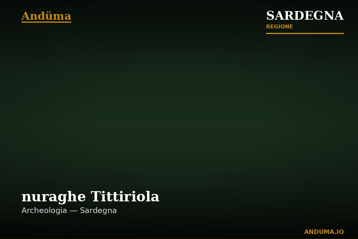 nuraghe Tittiriola — Punto di interesse , Cagliari