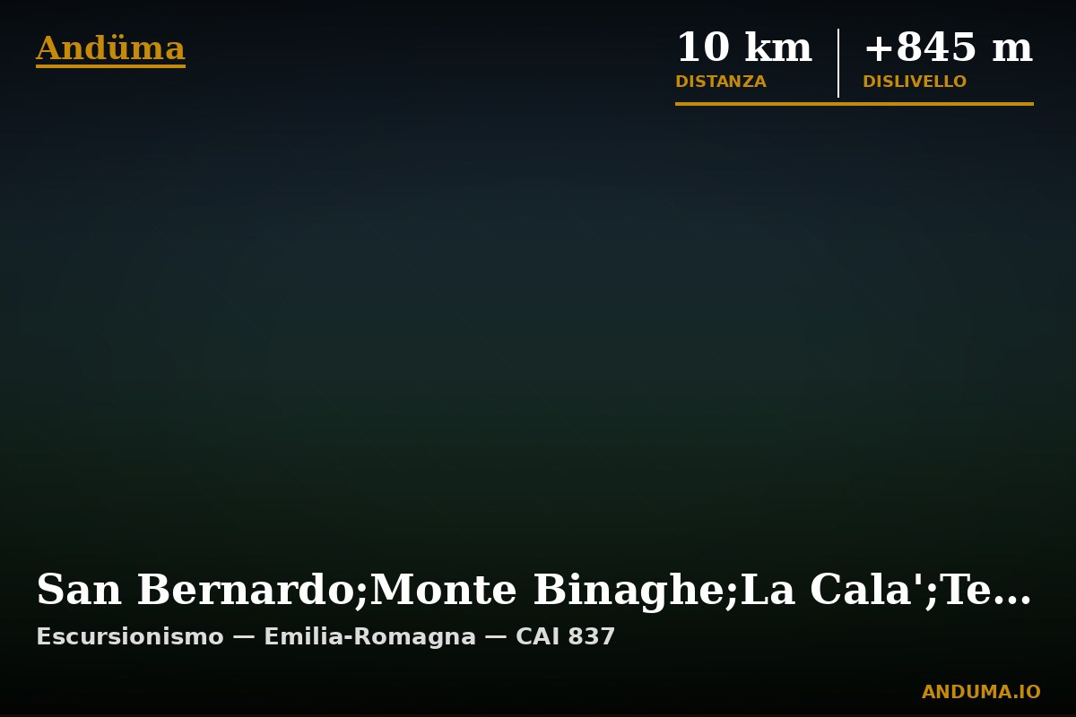 San Bernardo;Monte Binaghe;La Cala';Termine del Gatto — Punto di interesse , Piedmont