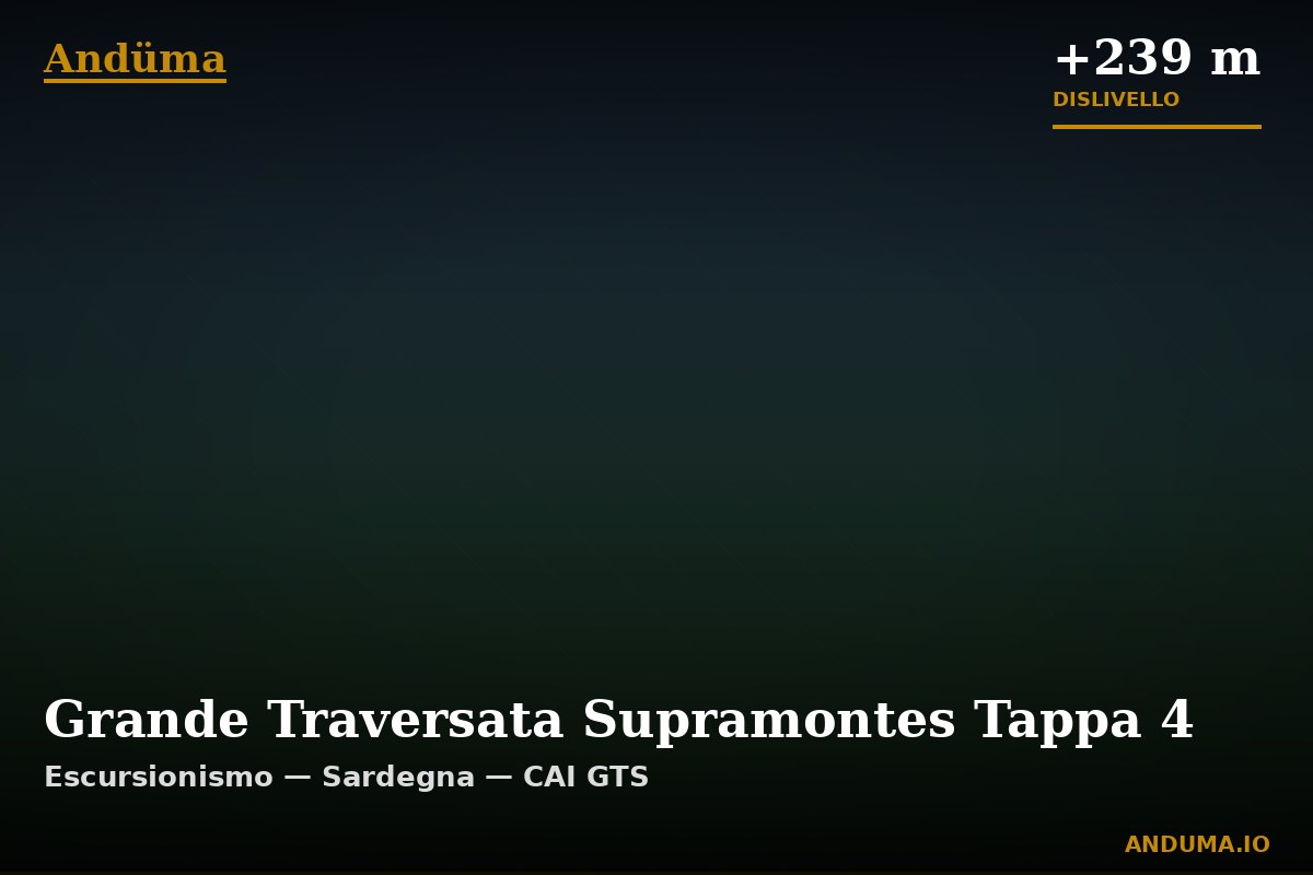 Grande Traversata Supramontes Tappa 4 — Punto di interesse , Piedmont