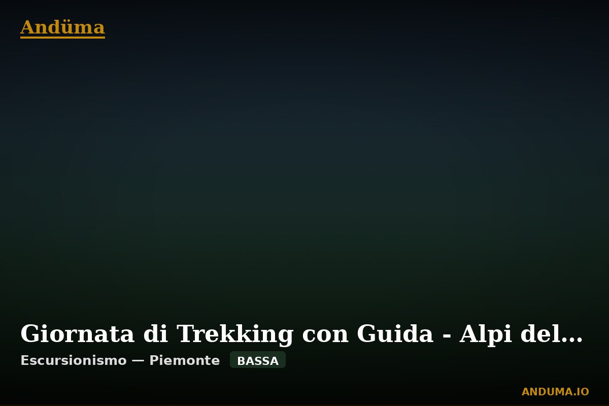 Giornata di Trekking con Guida - Alpi del Piemonte e Valle d'Aosta — Sentiero a Torino, Torino