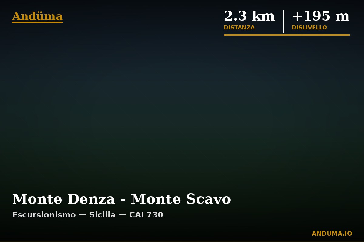 Monte Denza - Monte Scavo — Punto di interesse , Piedmont