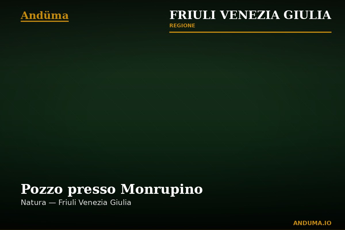 Pozzo presso Monrupino — Punto di interesse a Trieste, Trieste