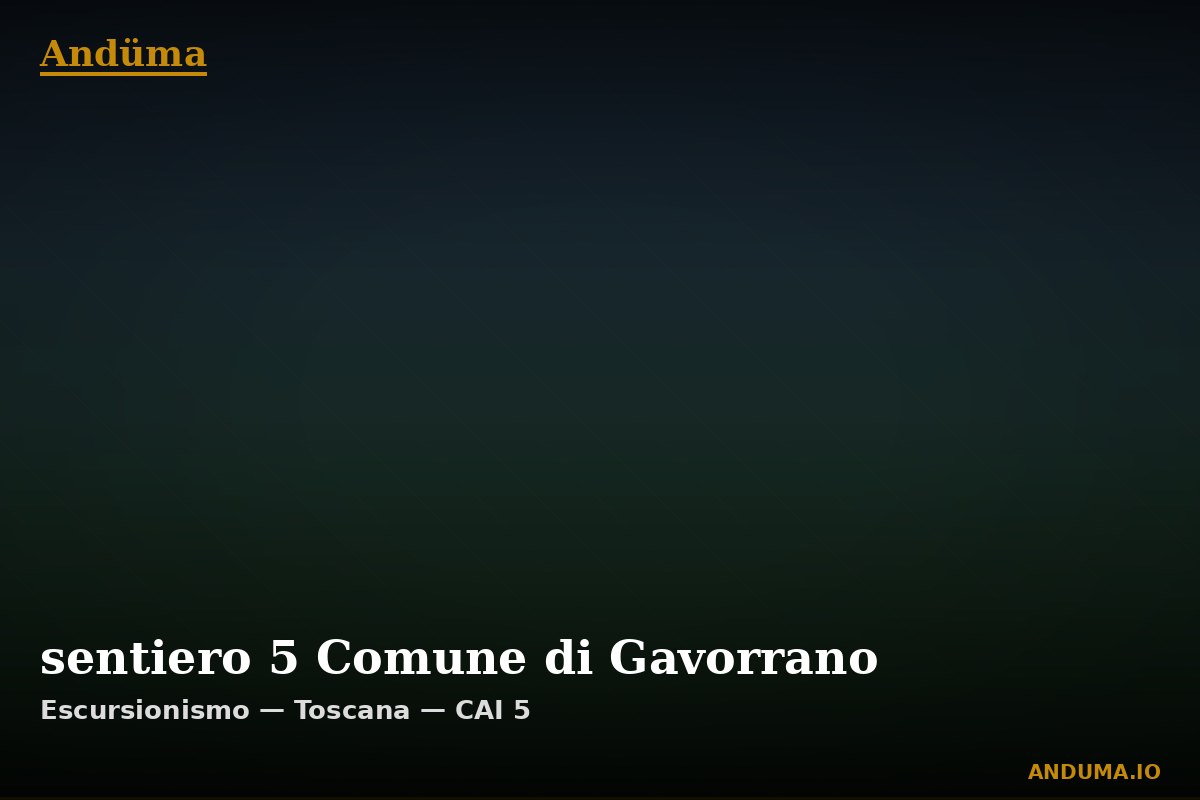 sentiero 5 Comune di Gavorrano — Punto di interesse , Piedmont