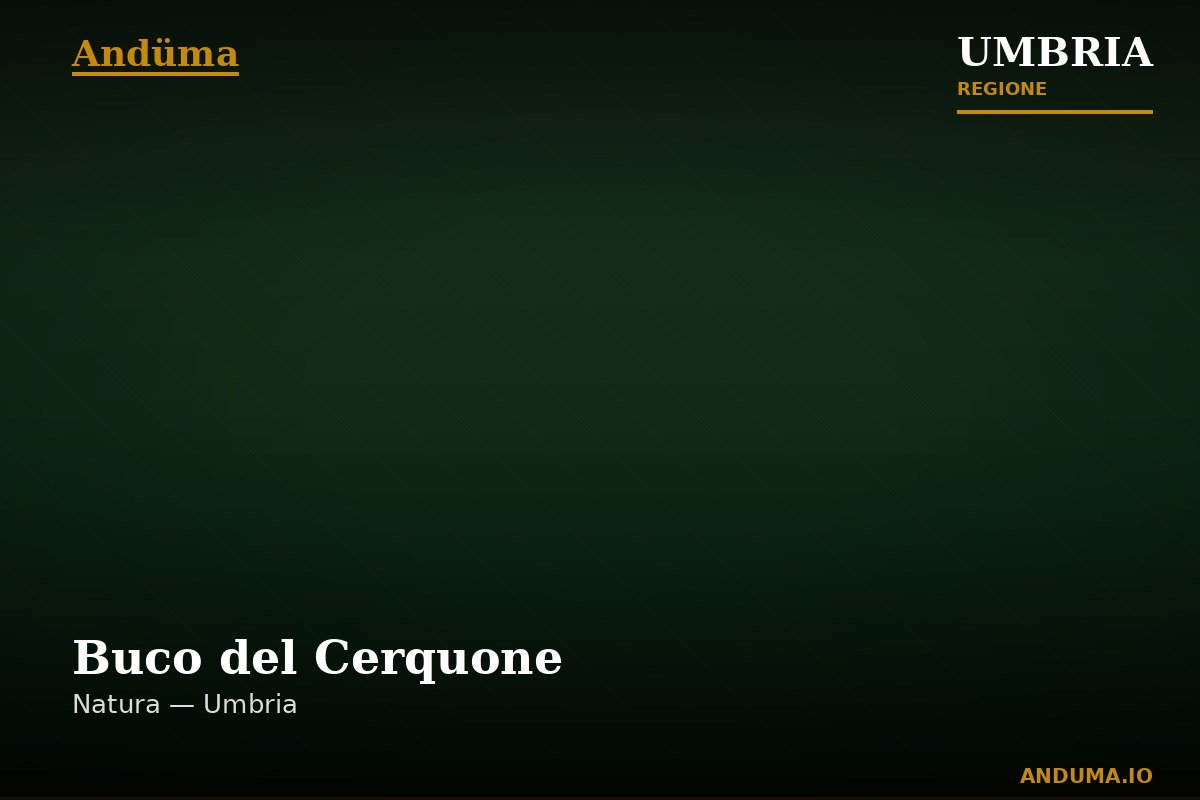 Buco del Cerquone — Punto di interesse a Perugia, Perugia