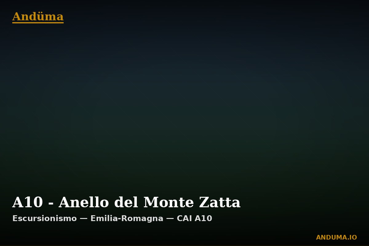 A10 - Anello del Monte Zatta — Punto di interesse , Piedmont