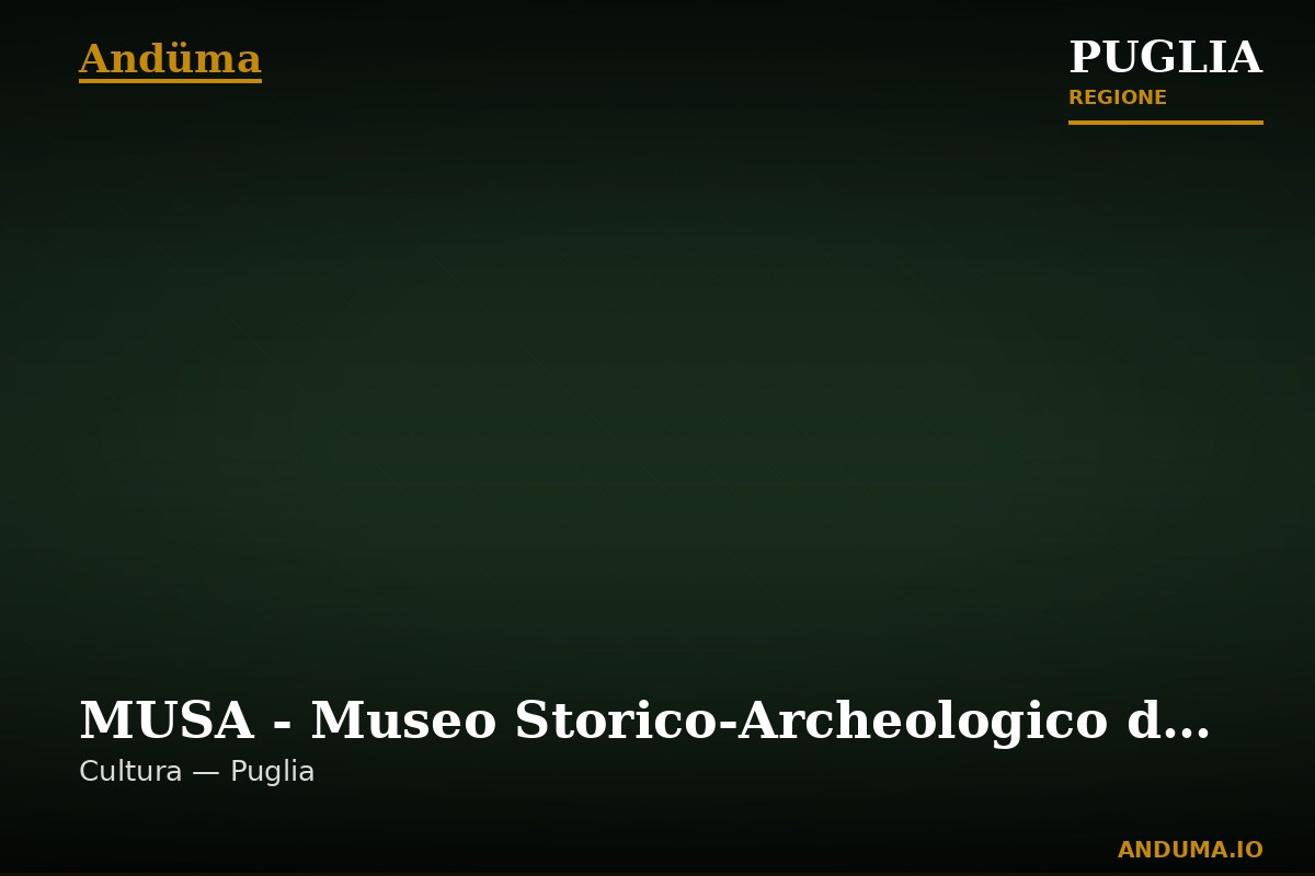 MUSA - Museo Storico-Archeologico dell'Università del Salento — Punto di interesse a Lecce, Lecce