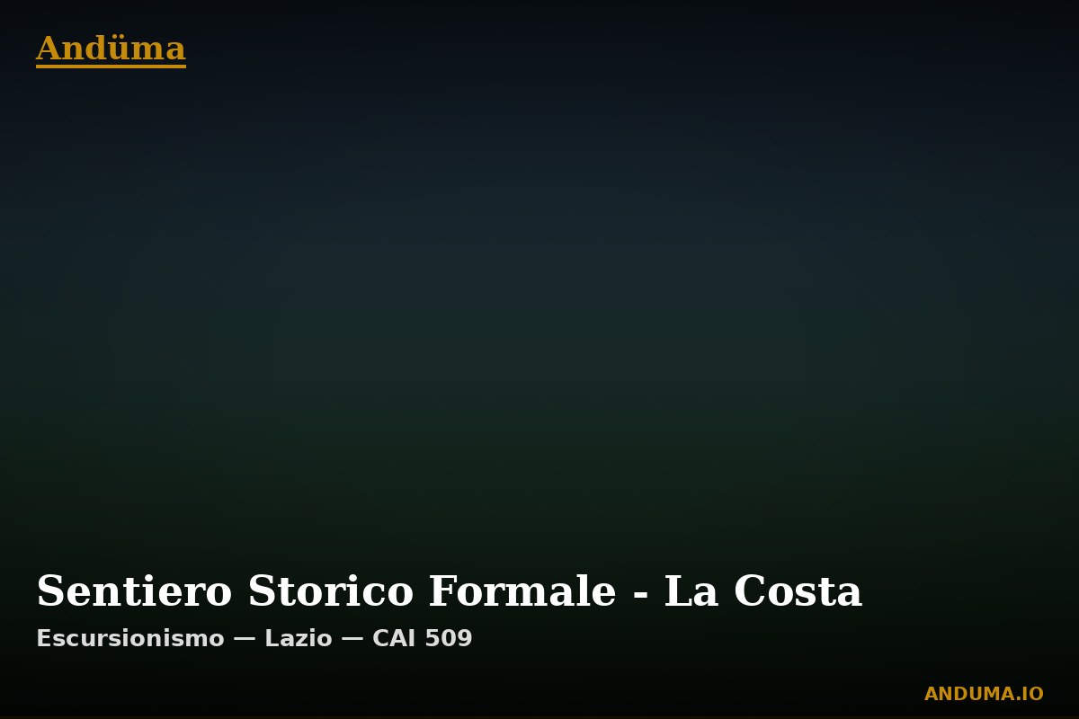 Sentiero Storico Formale - La Costa — Punto di interesse , Piedmont