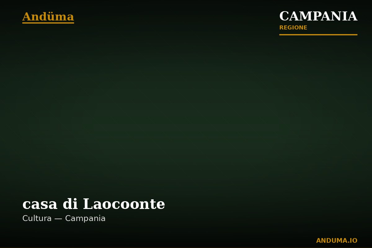 casa di Laocoonte — Punto di interesse , Napoli