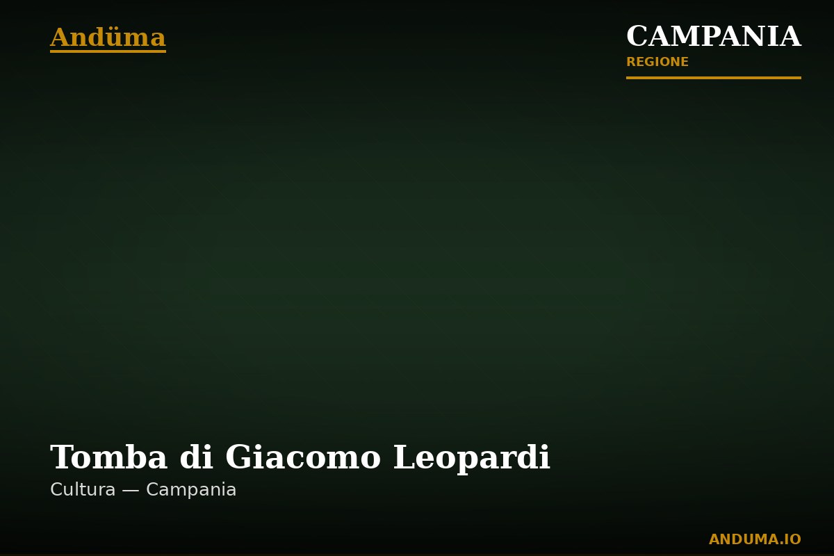 Tomba di Giacomo Leopardi — Punto di interesse a Napoli, Napoli
