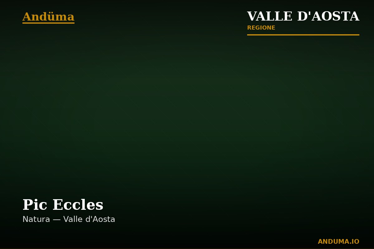 Pic Eccles — Punto di interesse a Courmayeur, Aosta