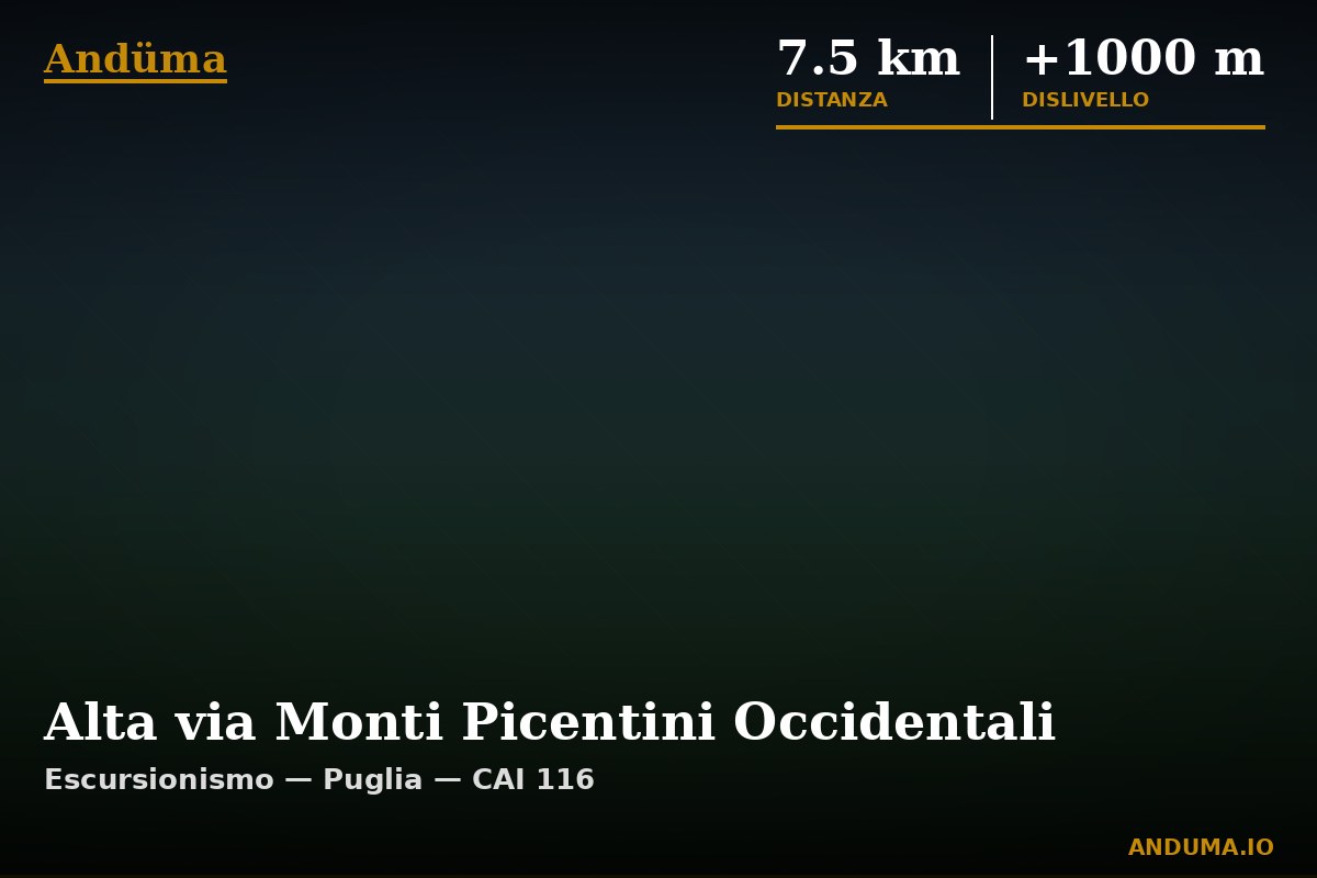 Alta via Monti Picentini Occidentali — Punto di interesse , Piedmont