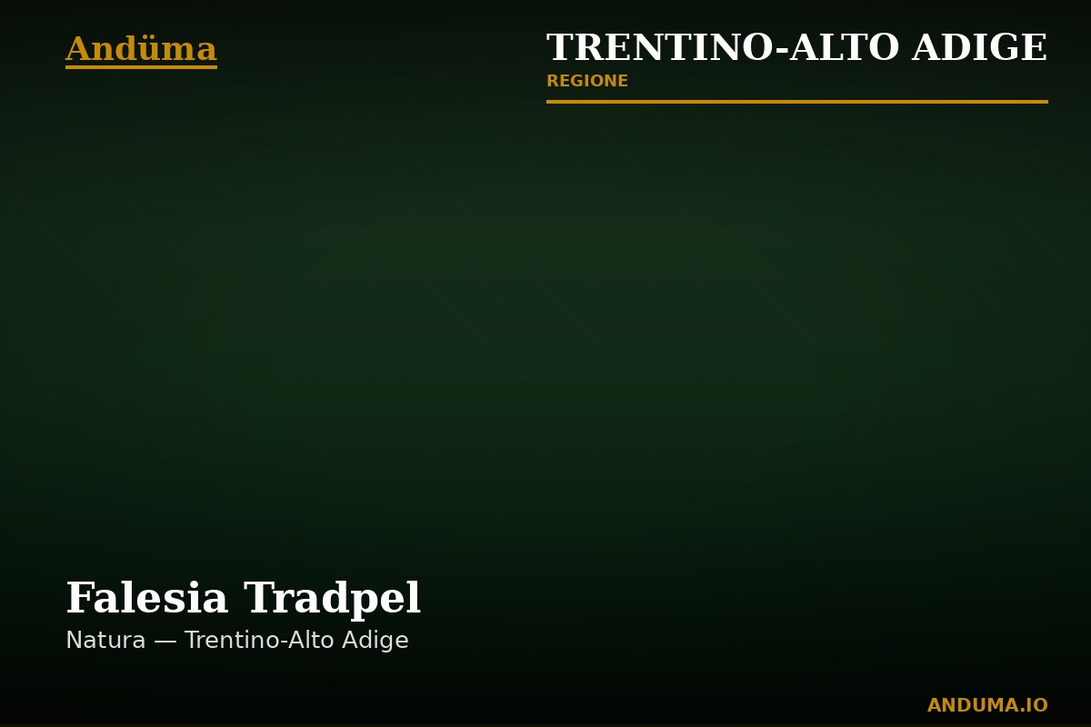 Falesia Tradpel — Punto di interesse a Trento, Trento