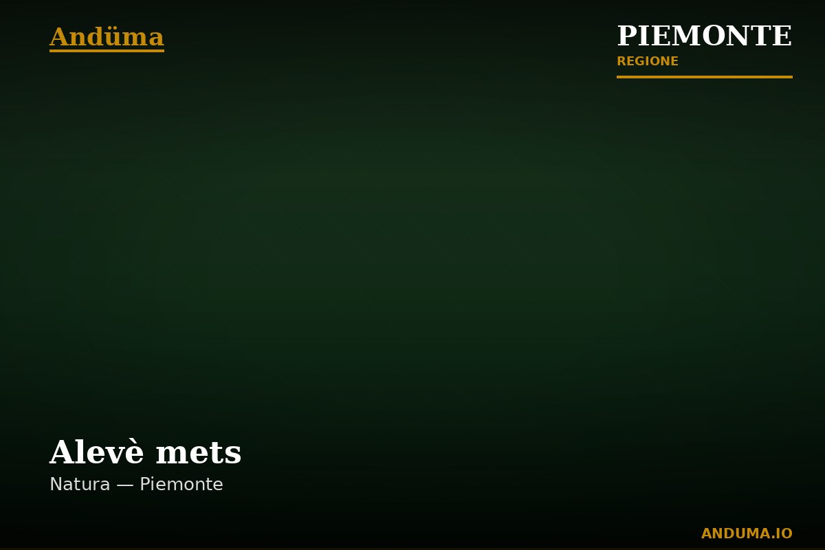 Alevè mets