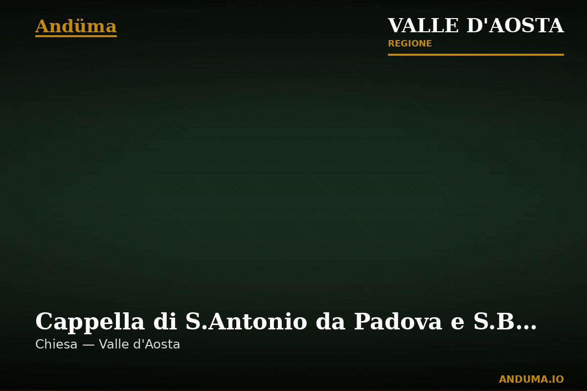 Cappella di S.Antonio da Padova e S.Barbara