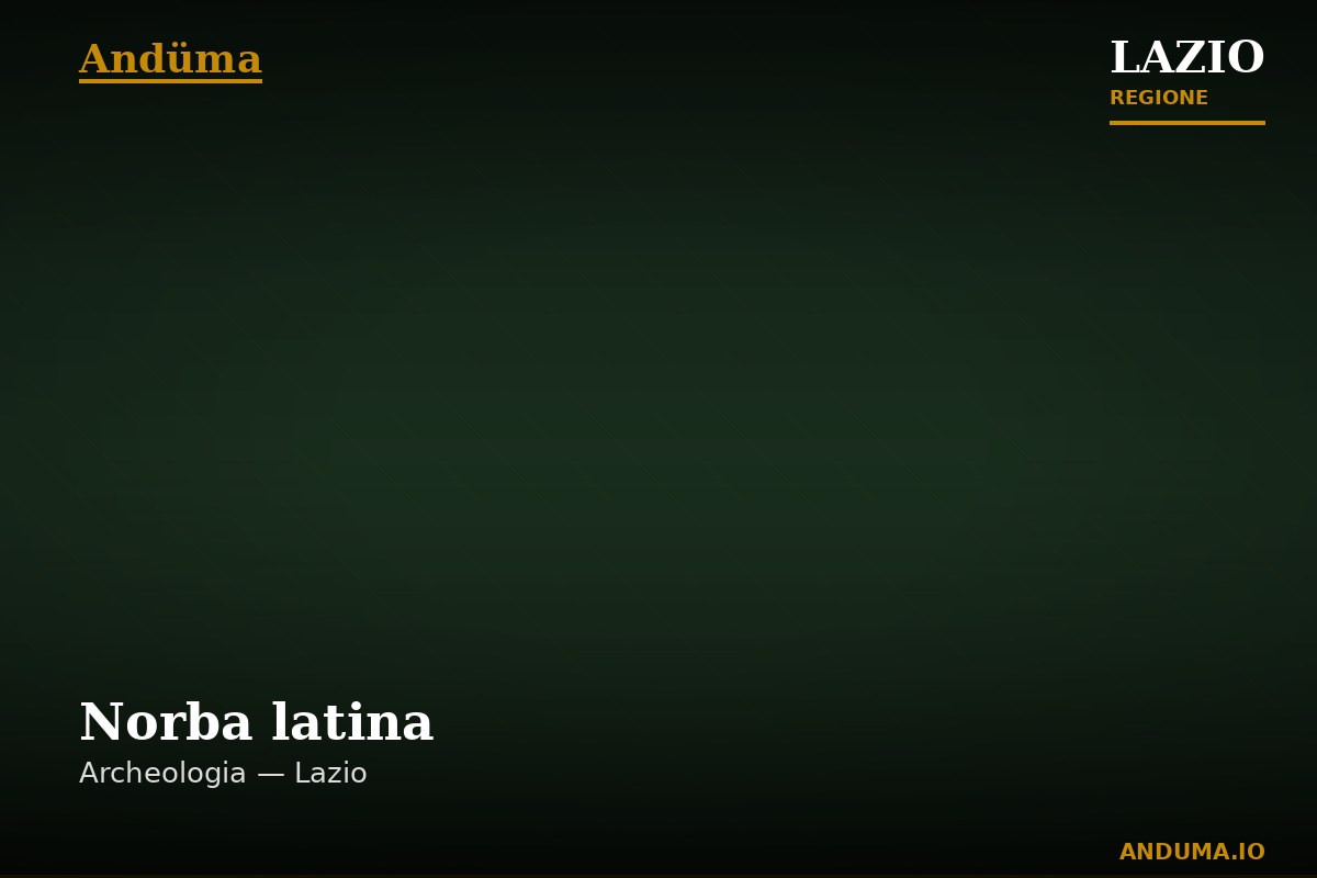 Norba latina — Punto di interesse , Roma