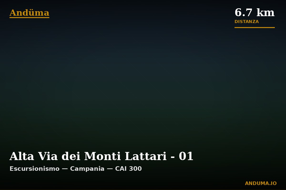 Alta Via dei Monti Lattari - 01 — Punto di interesse , Piedmont