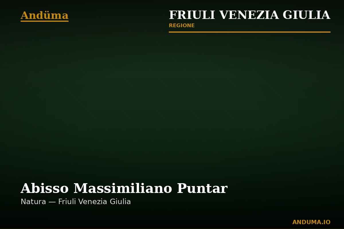 Abisso Massimiliano Puntar — Punto di interesse a Trieste, Trieste